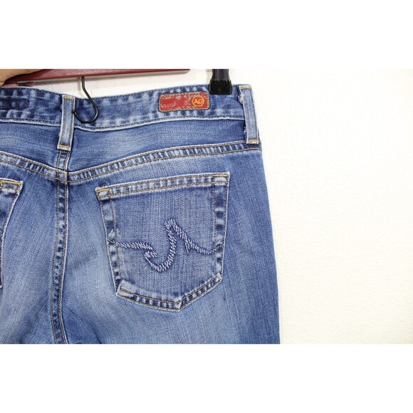 AG Adriano Goldschmied medium Wash Blue The Club bootcut Jeans Size 28 - Picture 2 of 10